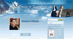 Desktop Screenshot of diocesisdesantaclara.com
